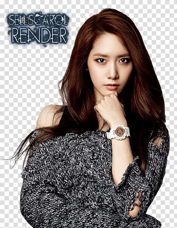 SNSD Real Ba, woman wearing gray blouse transparent background PNG clipart
