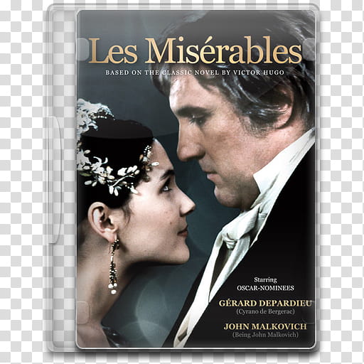 TV Show Icon Mega , Les misérables, Les Miserables DVD case transparent background PNG clipart