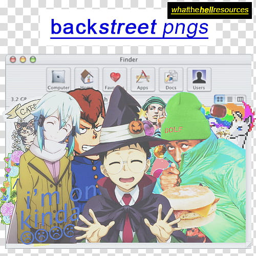 Backstreet anime characters transparent background PNG clipart
