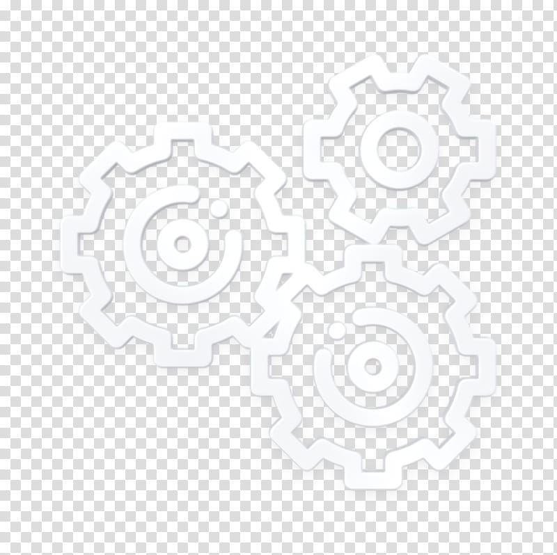 Gears icon Gear icon Mass Production icon, Symbol, Circle, Spiral, Blackandwhite, Logo transparent background PNG clipart