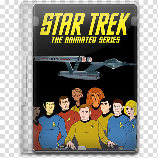 TV Show Icon Mega , Star Trek, The Animated Series, Star Trek The Animated Series DVD case transparent background PNG clipart
