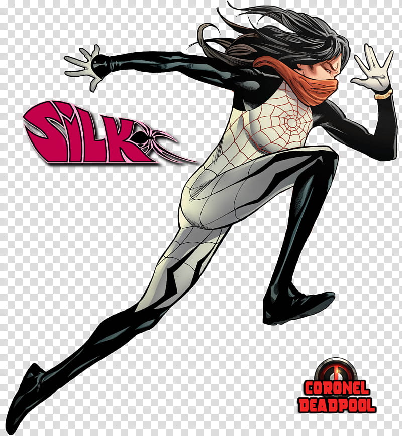 Silk, D drawing of Marvel's Silk transparent background PNG clipart