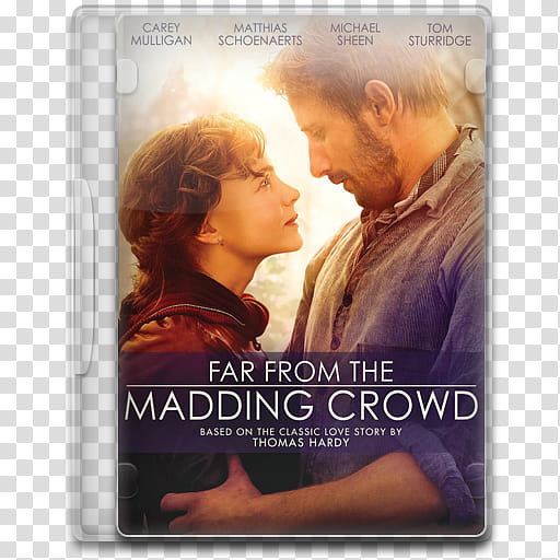 Movie Icon Mega , Far from the Madding Crowd, Far from the Madding Crowd DVD case transparent background PNG clipart