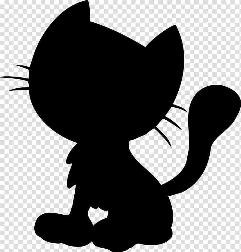 Cat And Dog, Whiskers, Cartoon, Silhouette, Character, Avatar, Black Cat, Small To Mediumsized Cats transparent background PNG clipart