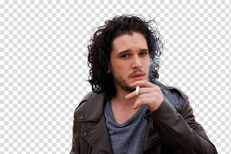 Kit Harington, Kit Harington smoking cigarette transparent background PNG clipart