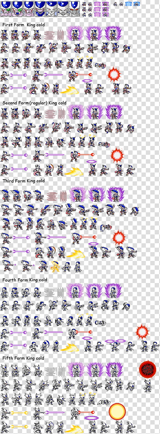 King Cold sprites, purple emojis transparent background PNG clipart