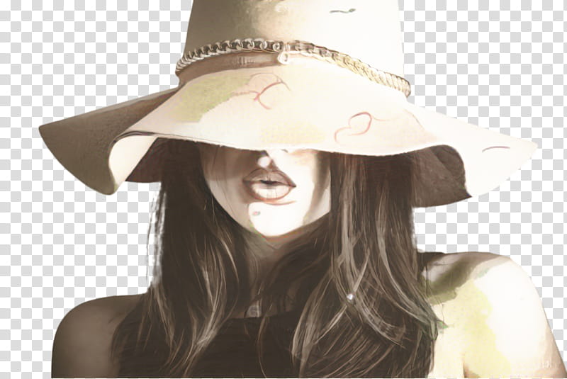 Sun, Girl, Woman, Lady, Fashion, Female, Beauty, Fedora transparent background PNG clipart