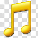 All my s, yellow music note illustration transparent background PNG clipart