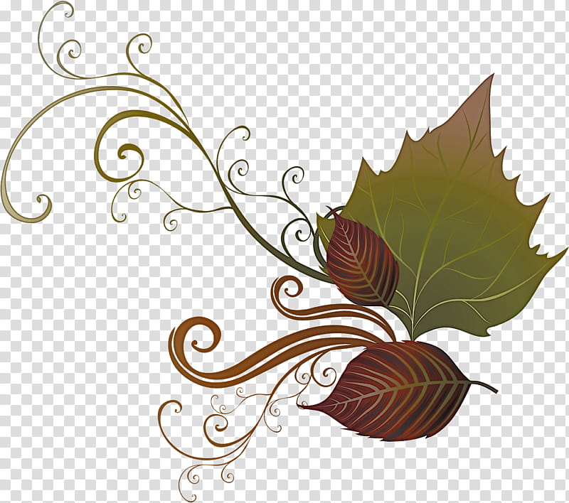 Plane, Leaf, Brown, Plant, Ornament, Flower, Grape Leaves transparent background PNG clipart