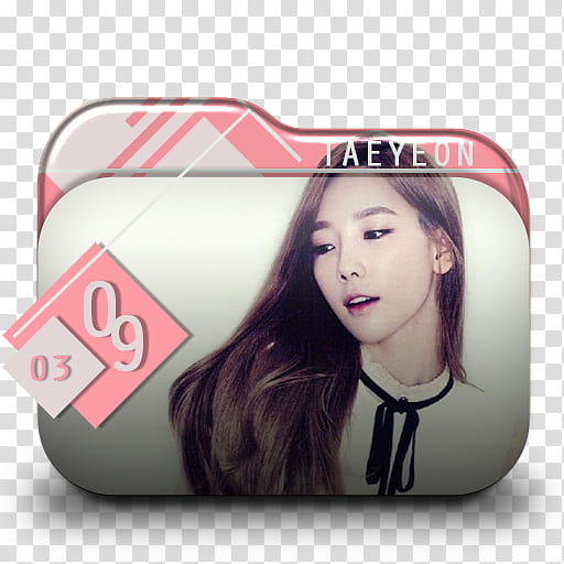 SNSD  Season Greetings Folder Icon , SGTaeyeon_ transparent background PNG clipart