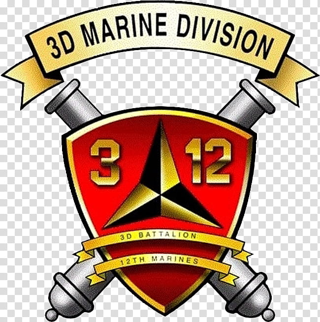 Division Symbol, Marine Corps Base Camp Smedley D Butler, 12th Marine Regiment, 3rd Marine Division, Battalion, Marines, Company, United States Marine Corps transparent background PNG clipart