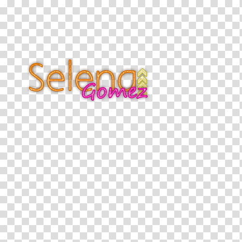 Texto Selena Gomez transparent background PNG clipart