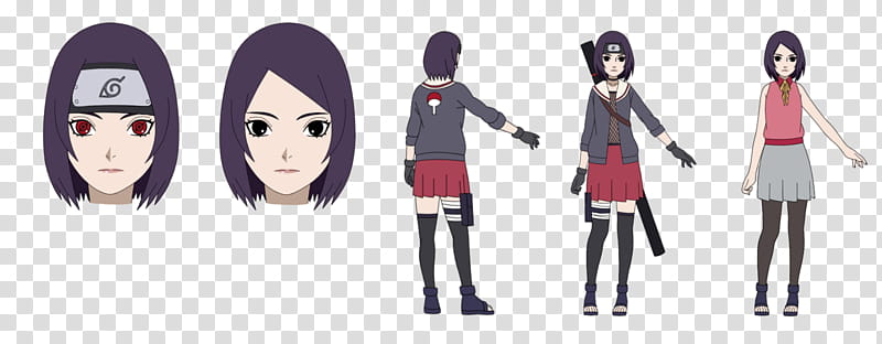 OC: Uchiha Serin ( year), Naruto character illustration transparent background PNG clipart