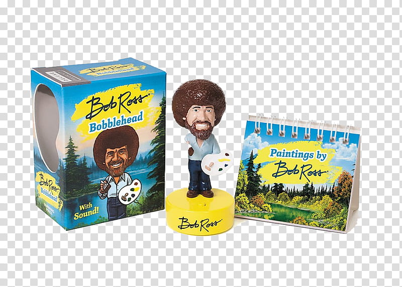 Bob Ross, Painting, Artist, Bobblehead, Book, Public Broadcasting Service, Landscape Painting, Toy transparent background PNG clipart