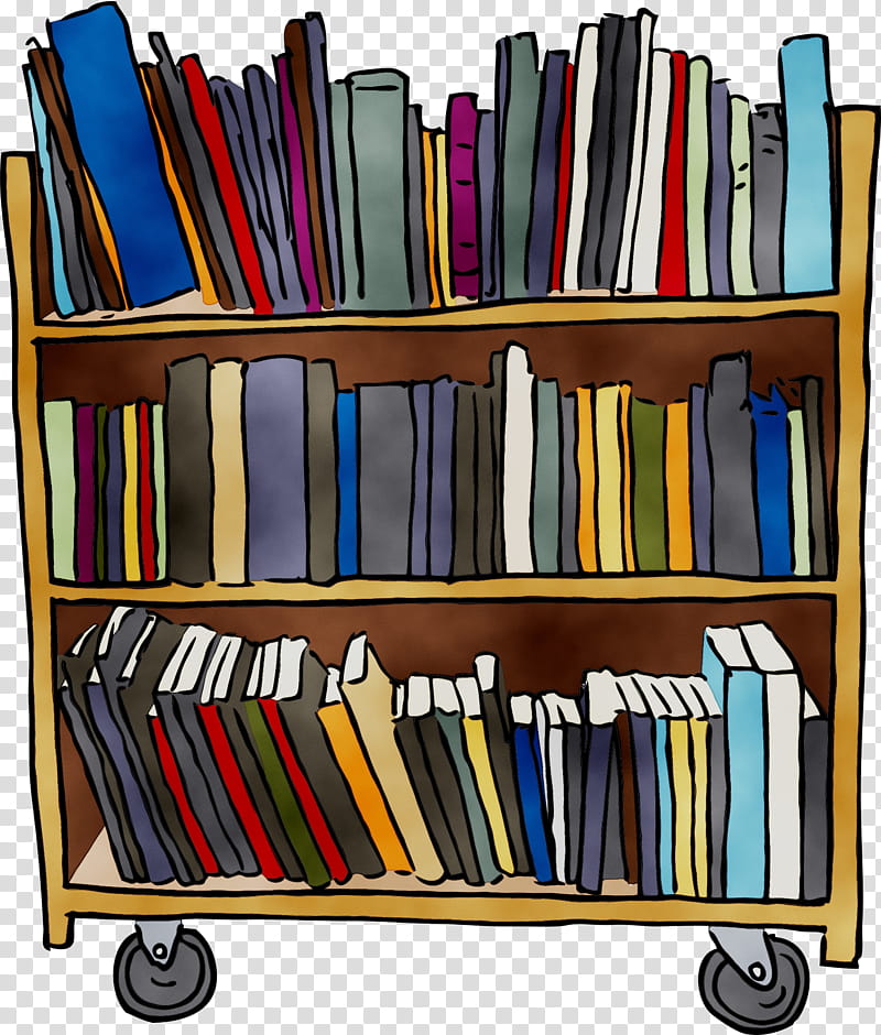 Library, Shelf, Bookcase, Shelving, Furniture, Desk Organizer, Publication transparent background PNG clipart