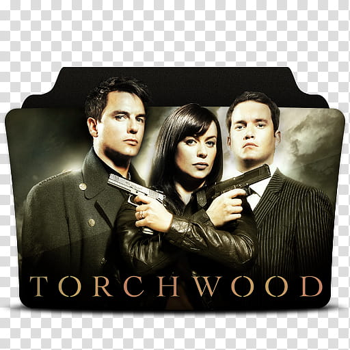 TV Series Folder Icons COMPLETE COLLECTION, torchwood transparent background PNG clipart