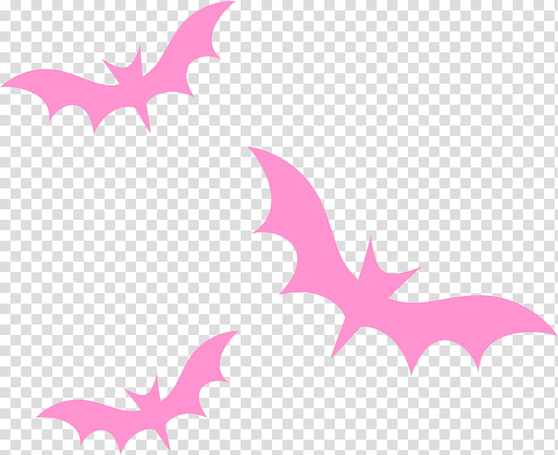Flutterbat Cutiemark, three pink bats transparent background PNG clipart