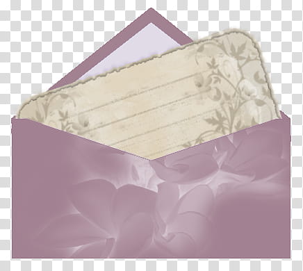 Naturistic Expressions II, purple envelope transparent background PNG clipart