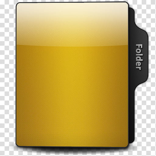 Folder, yellow and black folder icon transparent background PNG clipart
