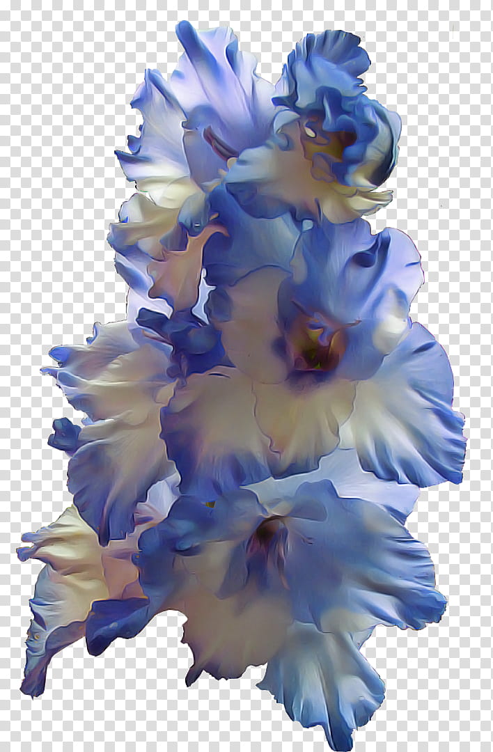 blue flower plant petal cut flowers, Delphinium, Iris, Gladiolus, Iris Family transparent background PNG clipart