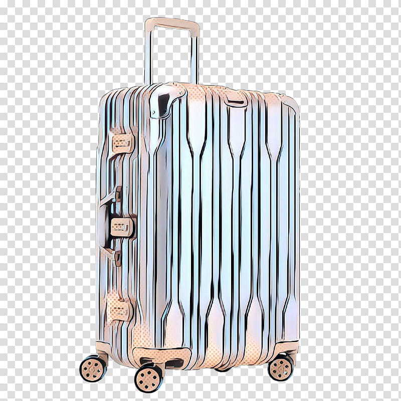 suitcase hand luggage bag baggage luggage and bags, Pop Art, Retro, Vintage, Rolling, Wheel transparent background PNG clipart