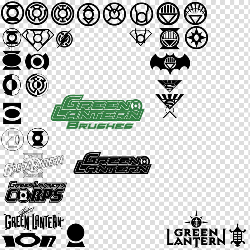Lanterns CMK, Green Lantern Brushes logo transparent background PNG clipart