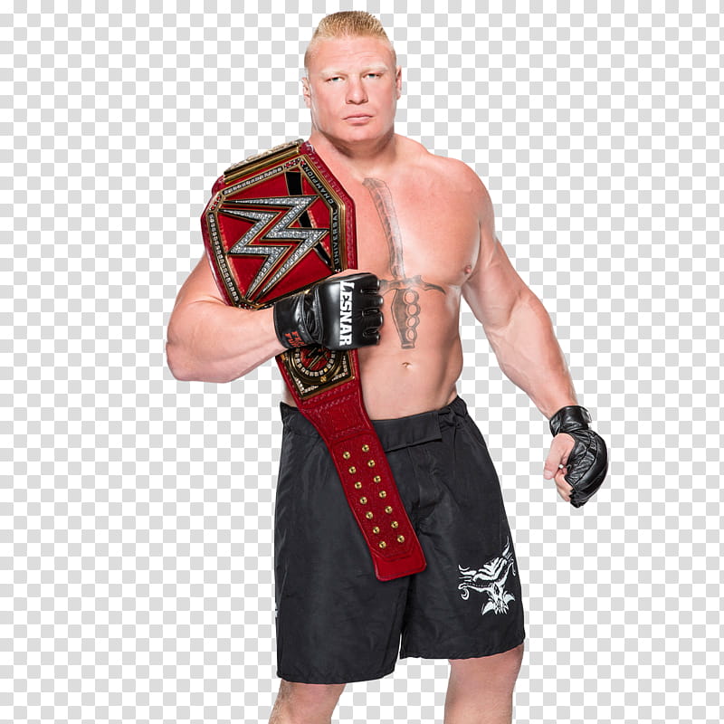 Brock Lesnar Universal Champion Render transparent background PNG clipart