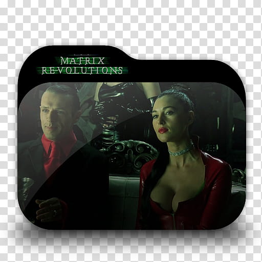 Movie Folders , Matrix Revolutions movie still screenshot transparent background PNG clipart