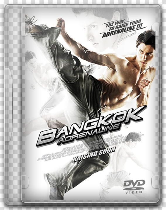 DVD movies icon, bangkok, Bangkok Adrenaline DVD case transparent background PNG clipart