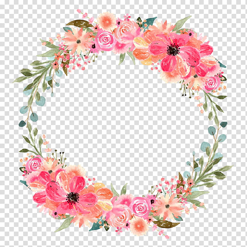 Watercolor Wreath Flower, Floral Design, Pink Flowers, Floristry ...