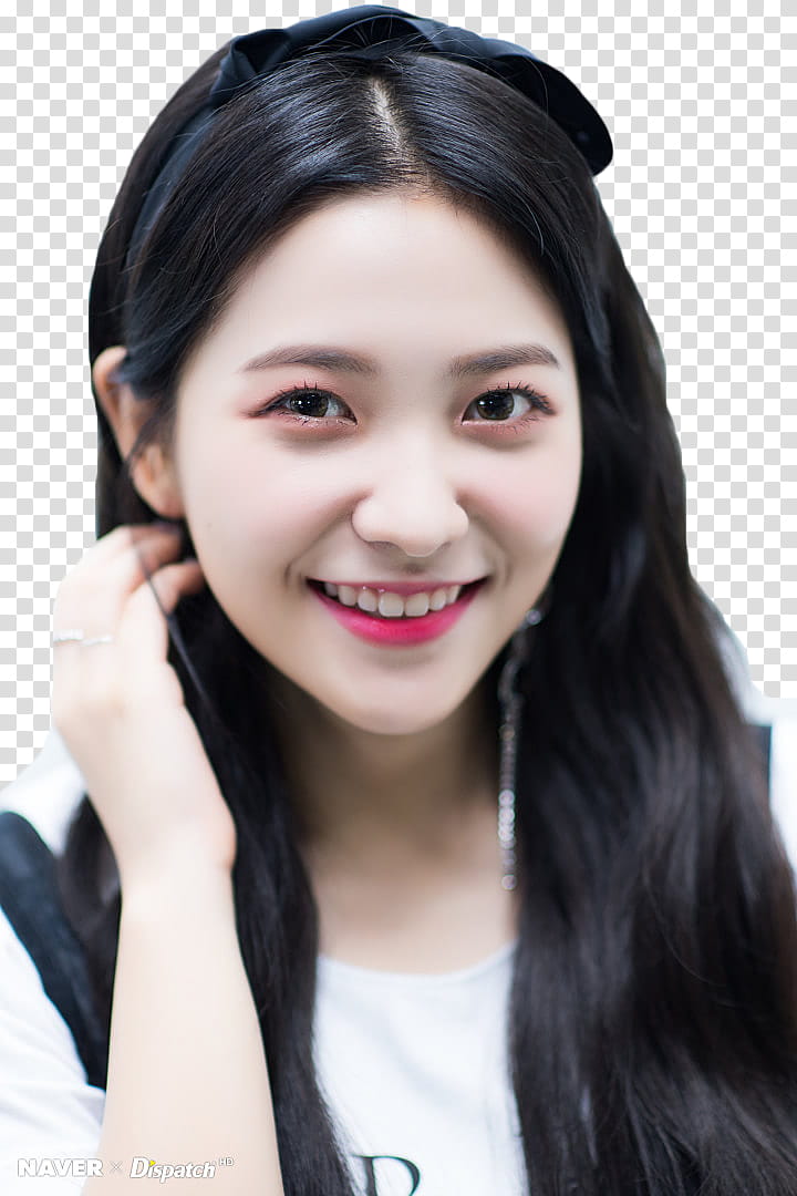 Yeri Red Velvet NAVER, female smiling while touching right ear transparent background PNG clipart