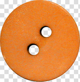 Elements , orange clothes button transparent background PNG clipart
