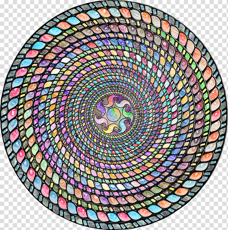 Circle in stained glass , round multicolored frame illustration transparent background PNG clipart