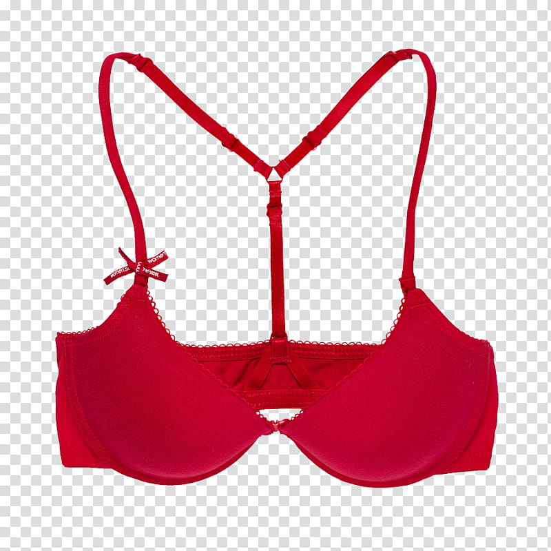 red underwire brassiere transparent background PNG clipart