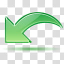Oxygen Refit, gtk-convert, green arrow illustration transparent background PNG clipart