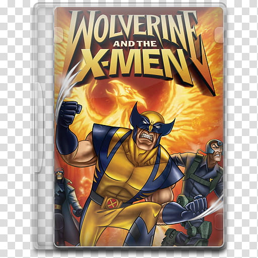 TV Show Icon Mega , Wolverine and the X-Men, Wolverine and the X-men DVD case cover transparent background PNG clipart