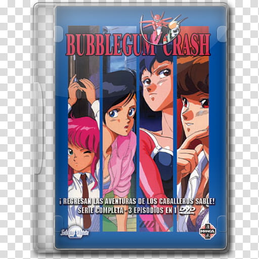 the BIG Movie Icon Collection B, Bubblegum Crash transparent background PNG clipart