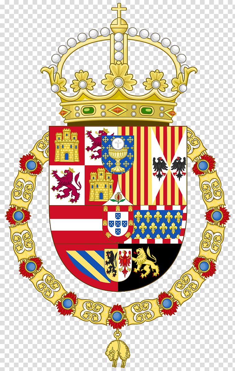 House Symbol, Coat Of Arms, Spain, Coat Of Arms Of The King Of Spain, Monarch, Royal Arms Of England, House Of Habsburg, Coat Of Arms Of The Prince Of Asturias transparent background PNG clipart
