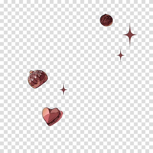 , hearts and chocolates transparent background PNG clipart