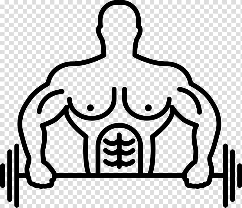 White Tree, Human Body, Muscle, Muscular System, Male, Bodybuilding, Black, Black And White transparent background PNG clipart