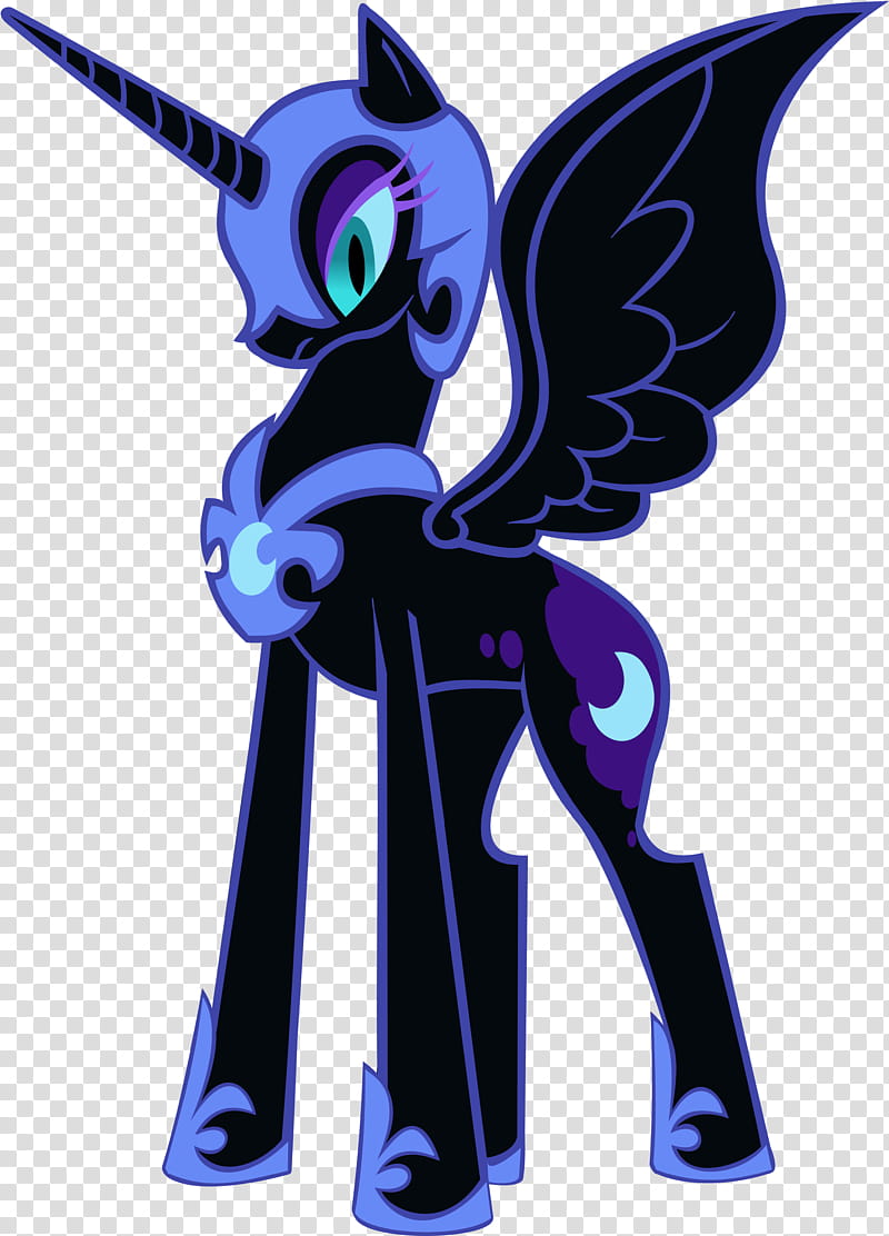My Little Pony, black unicorn transparent background PNG clipart