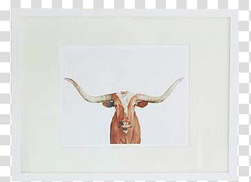 , brown and beige horned animal transparent background PNG clipart