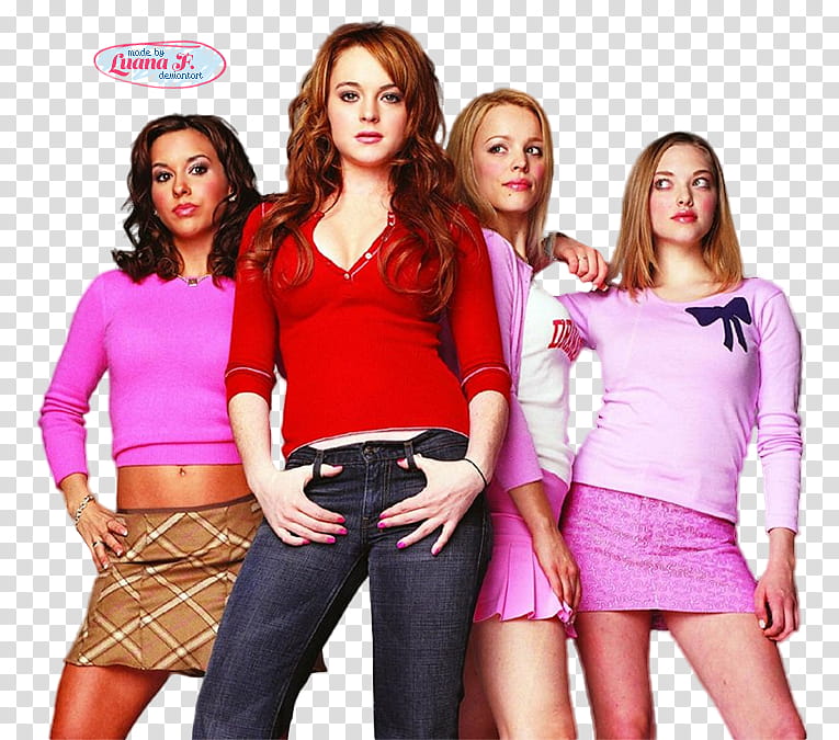 Render Mean Girls, Lindsay Lohan transparent background PNG clipart
