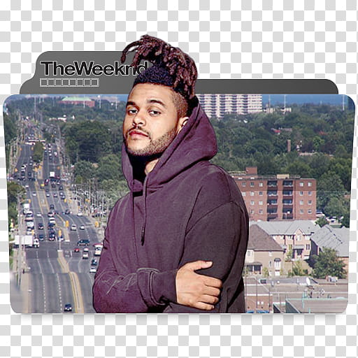 The Weeknd Folder Icon transparent background PNG clipart