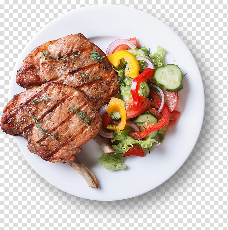 Fried Chicken, Barbecue, Sunday Roast, Grilling, Food, Salad, Pork, Pork Ribs transparent background PNG clipart