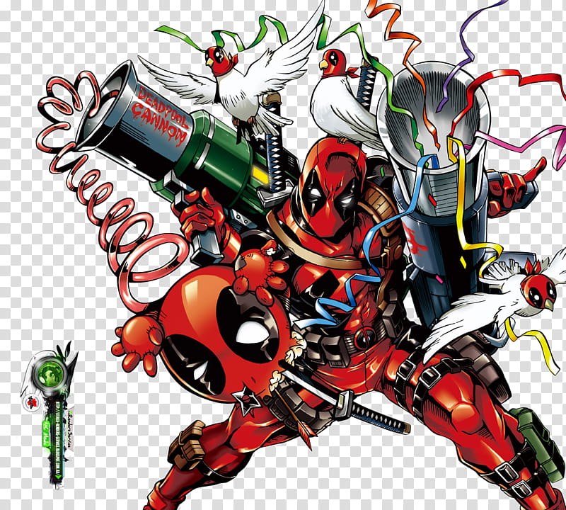 Deadpool Deadpool AW Comic Bazooka transparent background PNG clipart