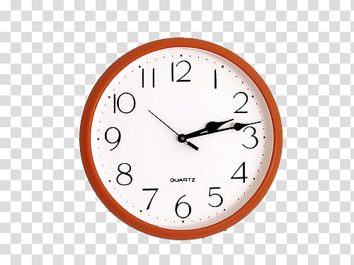 Red circal wall clock vector PNG - Similar PNG