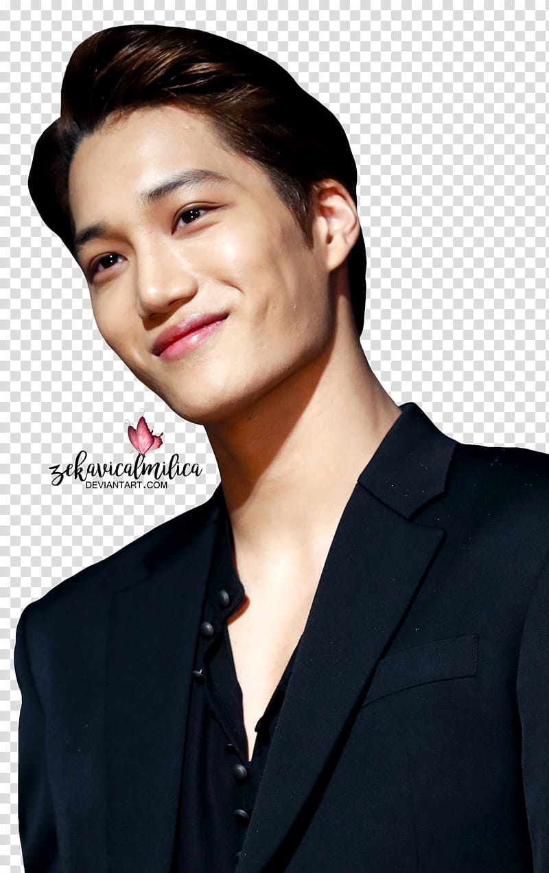 EXO Kai  ELLE Style Awards, man wearing black notched blazer transparent background PNG clipart