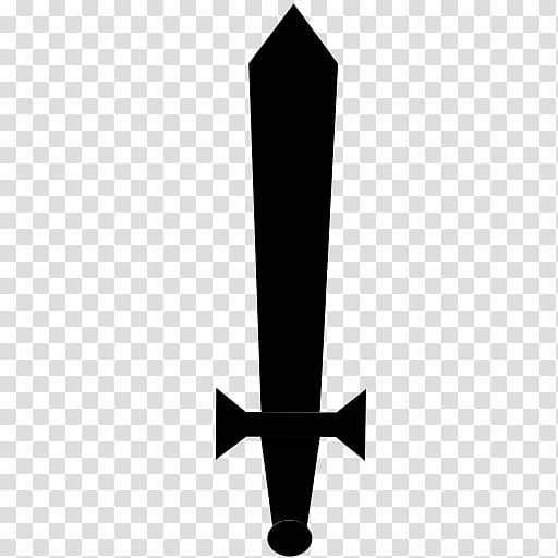 medieval sword clipart black and white cross