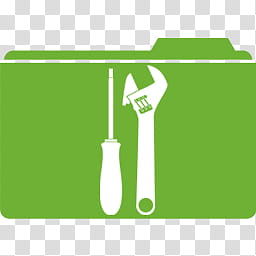 MetroID Icons, screwdriver and crescent wrench folder icon transparent background PNG clipart